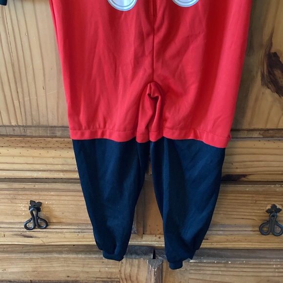 Kids Disney Mickey Mouse black red hooded costume size 4-6 - Picture 4 of 9